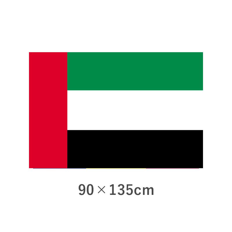 アラブ首長国 エクスラン外国旗(90×135cm)　TNA-008-3