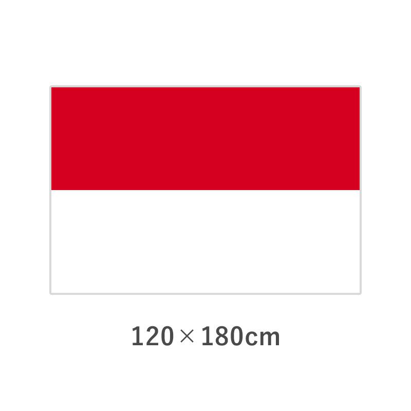 インドネシア エクスラン外国旗(120×180cm)　TNA-024-4