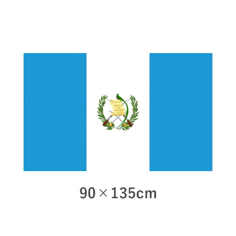 グアテマラ 転写外国旗(90×135cm)　TNA-058-3