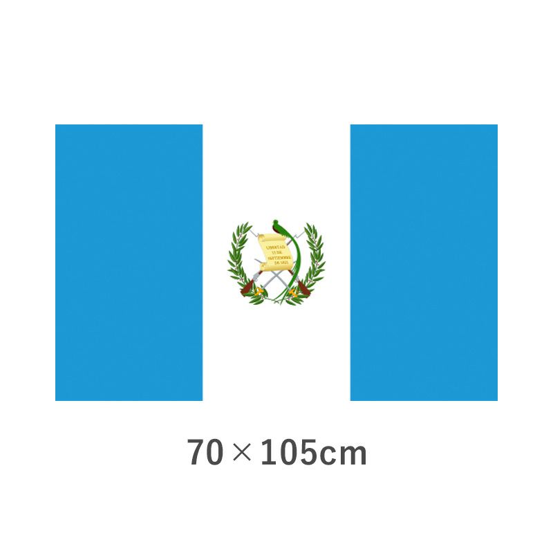 グアテマラ 転写外国旗(70×105cm)　TNA-058-5