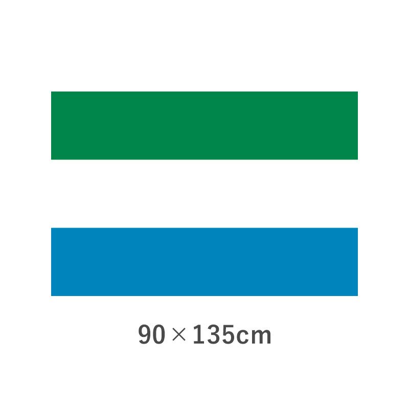 シエラレオネ エクスラン外国旗(90×135cm)　TNA-072-3