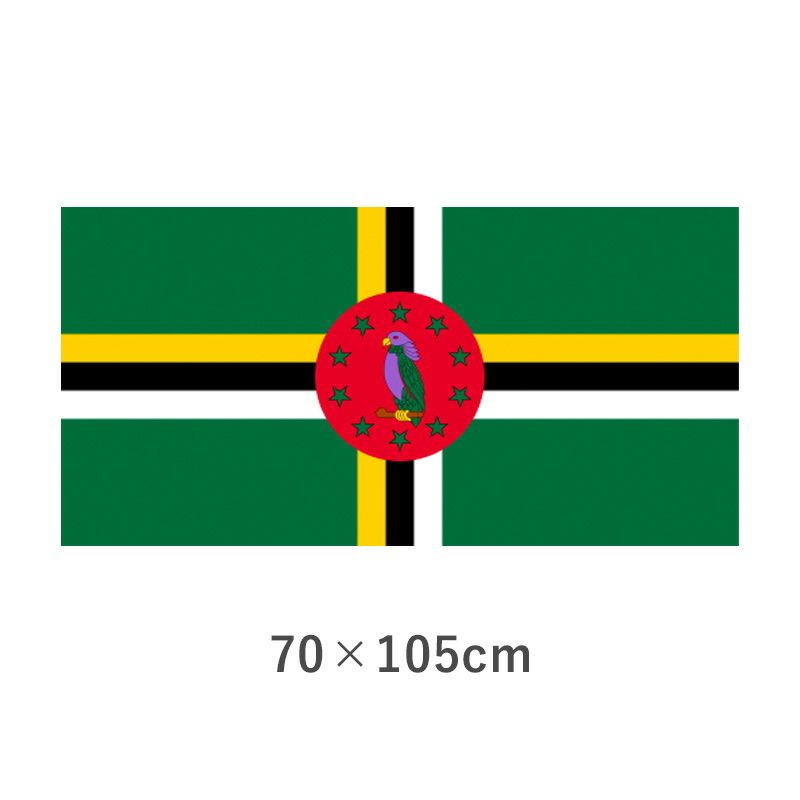 ドミニカ エクスラン外国旗(70×105cm)　TNA-116-5