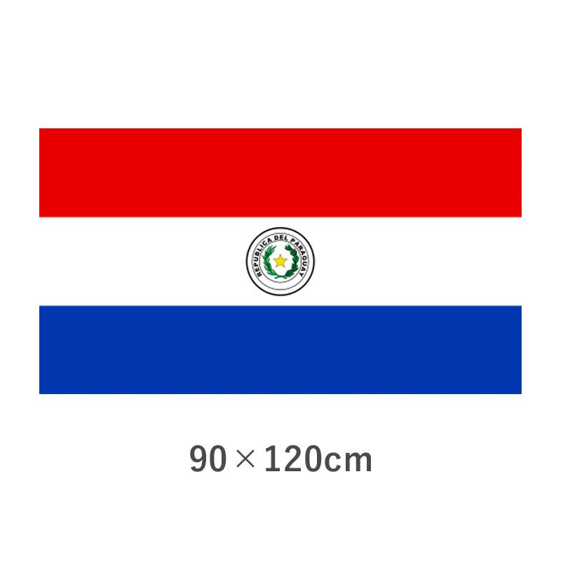 パラグアイ エクスラン外国旗(90×120cm)　TNA-138-2