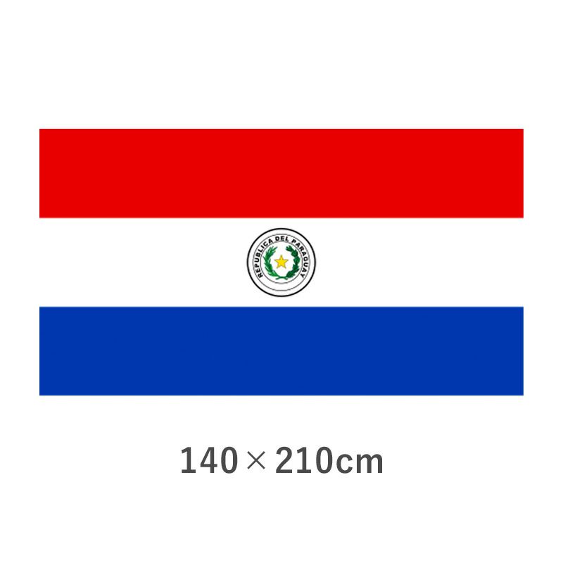 パラグアイ エクスラン外国旗(140×210cm)　TNA-138-6