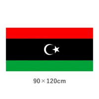 リビア 転写外国旗(90×120cm)　TNA-190-2