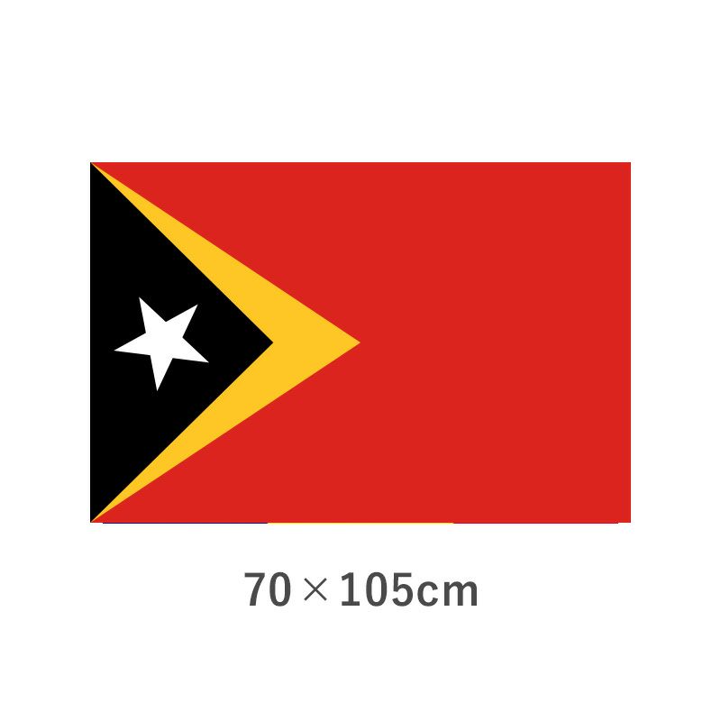 東ティモール 転写外国旗(70×105cm)　TNA-201-5