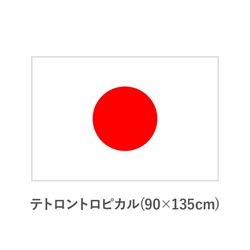 国旗　テトロンスエード(90×135cm) TNA-KOKKI-455