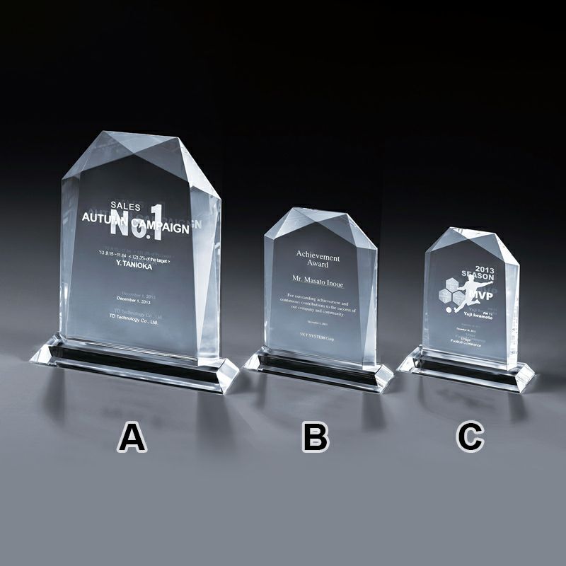 デリシャスレーザーアート2D表彰楯 VSH-VOS-453-A （210×180mm)