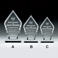 デリシャスレーザーアート2D表彰楯 VSH-VOS-456-B （220×120mm)