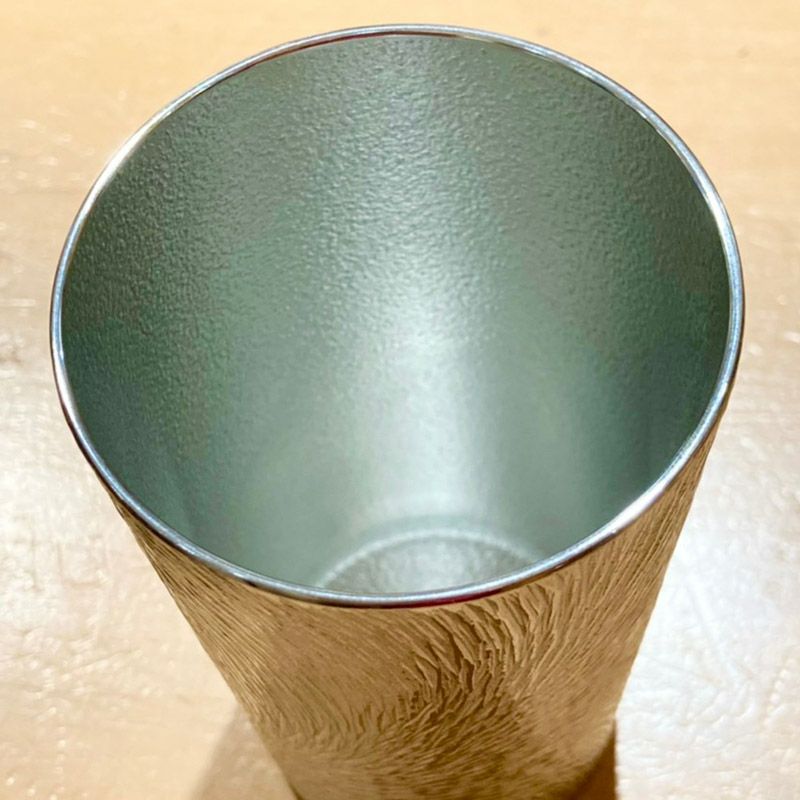 錫製タンブラー・輝フレア小(220ml) 【VSH-SOT-110】