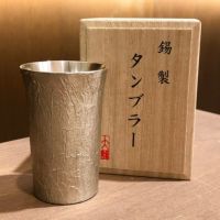 錫製タンブラー・かたらい小 (110ml) 【VSH-SOT-111】