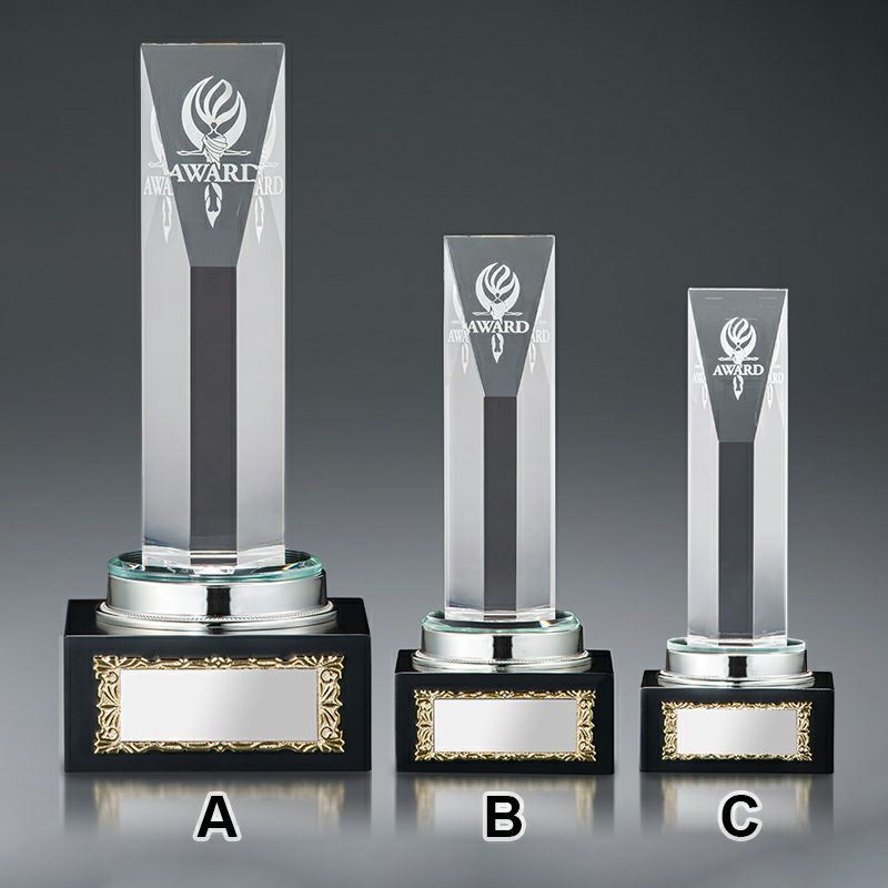 クリスタルサンドトロフィー（既成ロゴ）VSH-VT3076-C（200mm）