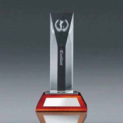 ゴルフクリスタルトロフィー VSH-VT-3362-B （225mm）