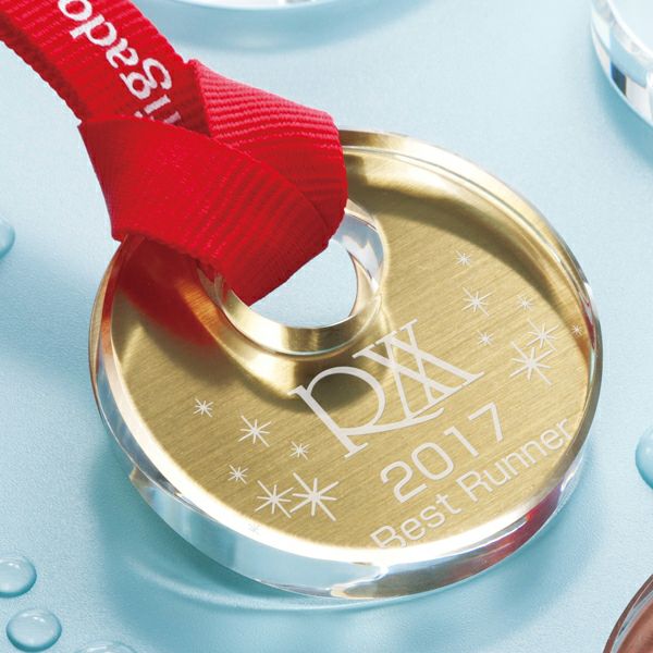  クリスタルメダル　WIN-ZNA-9044（直径60mm） 金