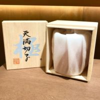 天満切子ロックグラス「爪あり18縞」本クリスタル（金赤） 【KIRIKO-11】
