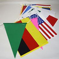  万国旗ターポリン（三角旗+8カ国） 全長10m 