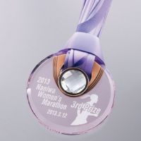  クリスタルSHMピンクメダル (直径70mm) 【WEA-SHM-6】銅