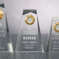 アクリル時計 (155㎜×65㎜) 【WEA-SBM-8173-B】