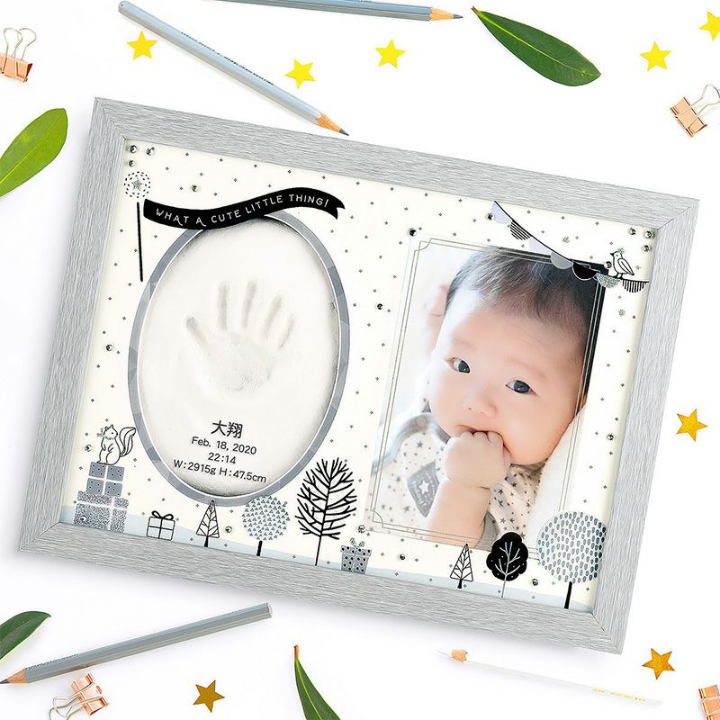 手型ベビー 名入れフォトフレーム 【SG-PFD-HNDSMP】 
